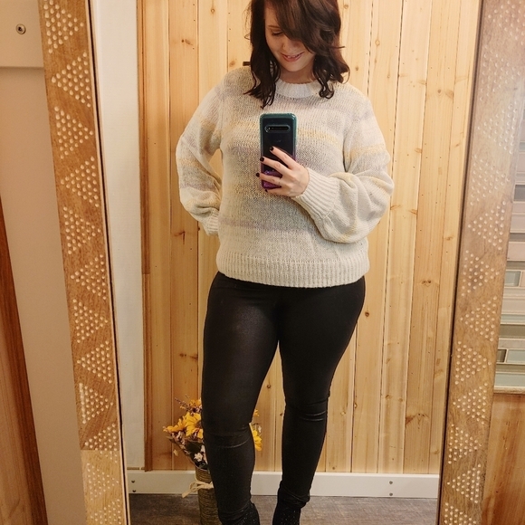 Striped Crew Neck Sweater - Picture 3 of 8